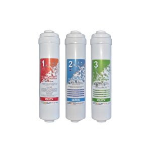 Çubuklu Inline 3 Lü Filtre Seti