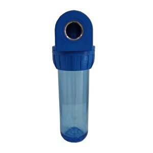 10 Inç Tekli Filtre Kabı 1 1/2 Girişli Boş