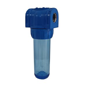 10 Inç Tekli Filtre Kabı 1 1/2 Girişli Boş