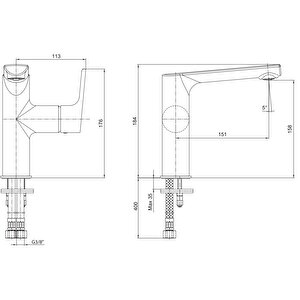 Eca Luna Lavabo Bataryası Altın 102808955