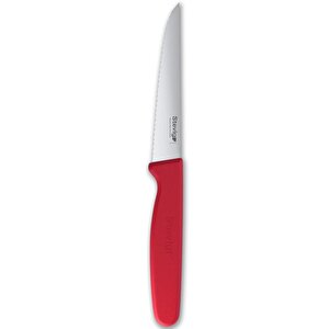 Sebze Ve Soyma Bıçağı Lazerli 10 Cm Kırmızı St-402.002