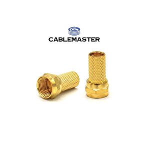 Cablemaster Rg6 Gold F Konnektör Cmf-01g