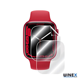 Apple Watch Nike Series 5 40mm Ön Darbe Emici Ekran Koruyucu Nano Cam (4 Adet)