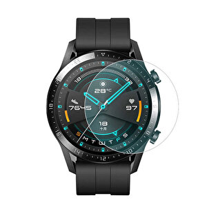Huawei Watch Gt2 42mm İle Uyumlu Ön Darbe Emici Ekran Koruyucu Nano Cam (4 Adet)