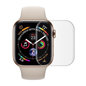 Apple Watch 5 40mm Ön Darbe Emici Ekran Koruyucu Nano Cam (4 Adet)