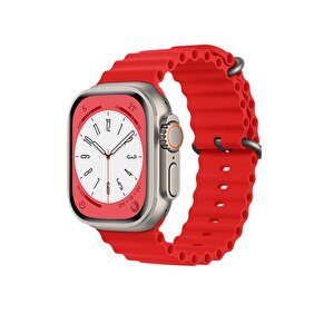 Schitec Watch Hk9 Ultra 2 Amoled Ekran Android İos Harmonyos Uyumlu Akıllı Saat Kırmızı