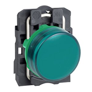 Electric Xb5avm3 230...240v Entegre Led'li Yeşil Sinyal Lambası Ø22 Düz Lens