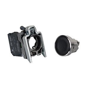 Schneider 22mm 1na Metal Siyah Yaylı Buton - Xb4ba21