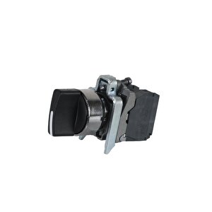 Schneider 2na 1-0-2 Yaylı Siyah Mandal Buton - Xb4bd53