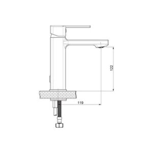 Pedra Siyah Banyo Lavabo Sürgülü Duş Seti Mlb160-s-mbb160-s-dst57-s