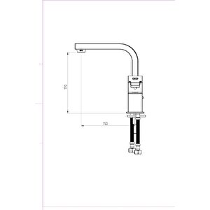 Tek Gövde Lavabo Bataryası Tulio Mtl135