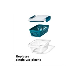 Oxo Gg Prep-go Sızdırmaz Süzgeçli Saklama Kabı 0,45lt. 11301