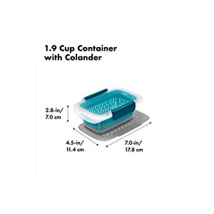 Oxo Gg Prep-go Sızdırmaz Süzgeçli Saklama Kabı 0,45lt. 11301