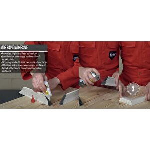 Çift Komponentli Mdf Hızlı Yapıştırıcı Sprey 400 Ml. 400 ml