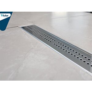 Duş Kanalı Paslanmaz Süzgeç Q50 Çıkış Sukar 50 Cm