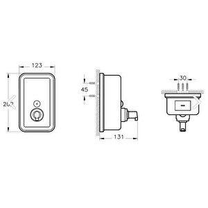 Arkitekta Köpük Dispenseri-Sabunluk A44507