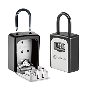 Safe Key 4 | Askı Kelepçeli & Şifreli Anahtar Kasası