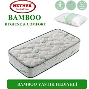 Heyner Bamboo Lüx Ortopedik Tek Kişilik Yaylı Yatak (yastik Hedi̇yeli̇) 130x190 cm