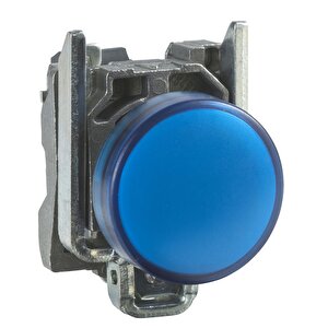 Electric Xb4bvb6 24v Entegre Led'li Mavi Eksiksiz Pilot Işığı Ø22 Düz Lens