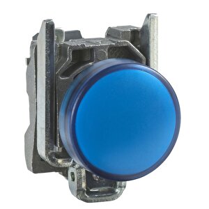 Electric Xb4bvm6 230...240v Entegre Led'li Mavi Sinyal Lambası Ø22 Düz Lens
