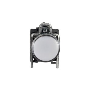 24v Ac/dc 22mm Led Işıklı Beyaz Sinyal Lambası