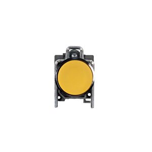 Schneider 22mm 1na Metal Sarı Yaylı Buton - Xb4ba51