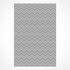 İbiza Gri Geometrik Desen Halı - 11702 120x180 cm