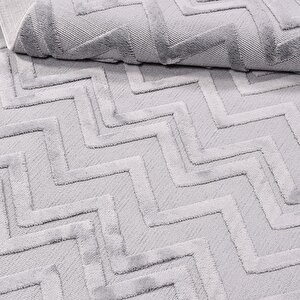 İbiza Gri Geometrik Desen Halı - 11702