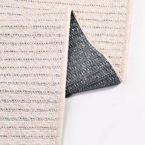 Liya Bukle Beyaz Yıkanabilir Kilim - 8260 120x180 cm