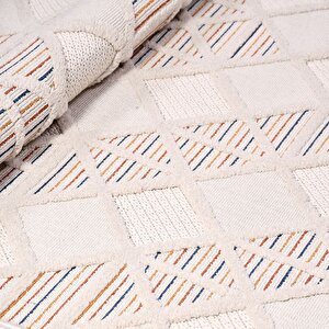 Liza Krem Bej Modern Halı - 18506