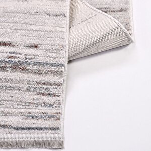 Lara Gri Modern Halı - 8405