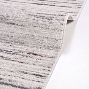 Lara Gri Modern Halı - 8405