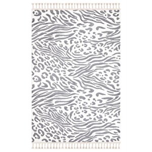 İbiza Gri Beyaz Modern Halı - 11705 120x180 cm
