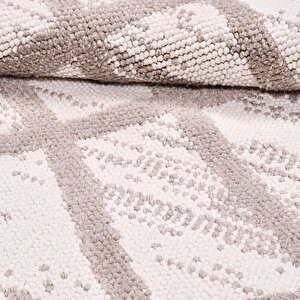 Belezza Kahve Krem Bukle Halı - 8632bj 120x180 cm