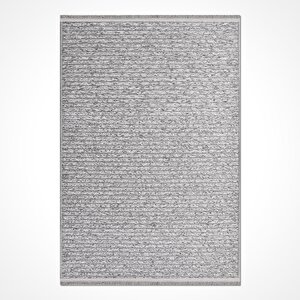 Liya Bukle Gri Yıkanabilir Kilim -8262 120x180 cm