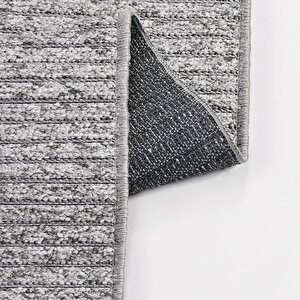 Liya Bukle Gri Yıkanabilir Kilim -8262 120x180 cm