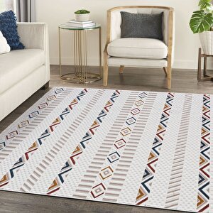 Cool Renkli Geometrik Desen Halı - Ces03 120x180 cm
