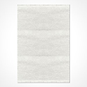 Liya Beyaz Yıkanabilir Kilim - 8258 100x200 cm