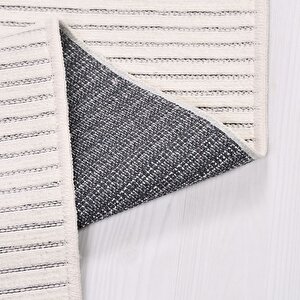 Liya Beyaz Yıkanabilir Kilim - 8258 120x180 cm