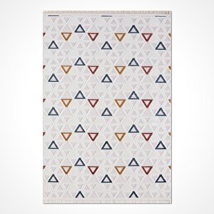 Cool Renkli Geometrik Desen Halı - Ces04 100x300 cm