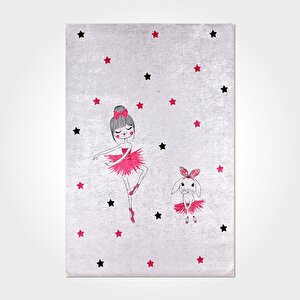 Balerin Figür Yıkanabilir Çocuk Baskı Kilim - 6039 160x230 cm