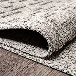 Belen Gri Modern Halı - Br005