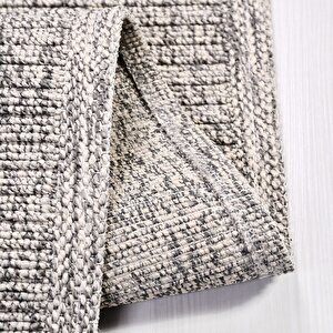 Belen Gri Modern Halı - Br006