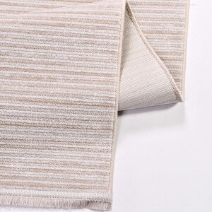 Lara Bej Düz Modern Halı - 8401
