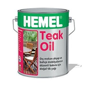 Hemel Teak Oil Şeffaf 5 Lt