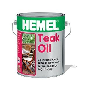 Hemel Teak Oil Şeffaf 5 Lt