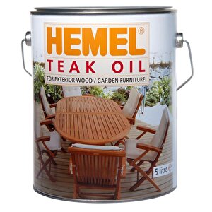 Teak Oil Şeffaf 5 Lt