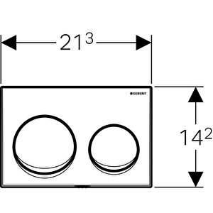 Alpha20 Kumanda Paneli Mat Krom 115.040.46.5 0,22 mm