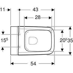 Icon Square Rimfree Asma Klozet Ve Kapak Seti