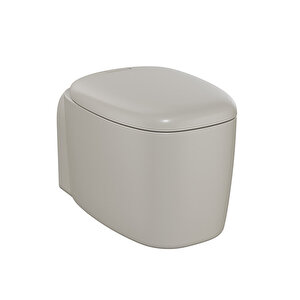 Vitra Plural 7830b420-0090 Rim-ex Asma Klozet, 55 Cm, Mat Bej